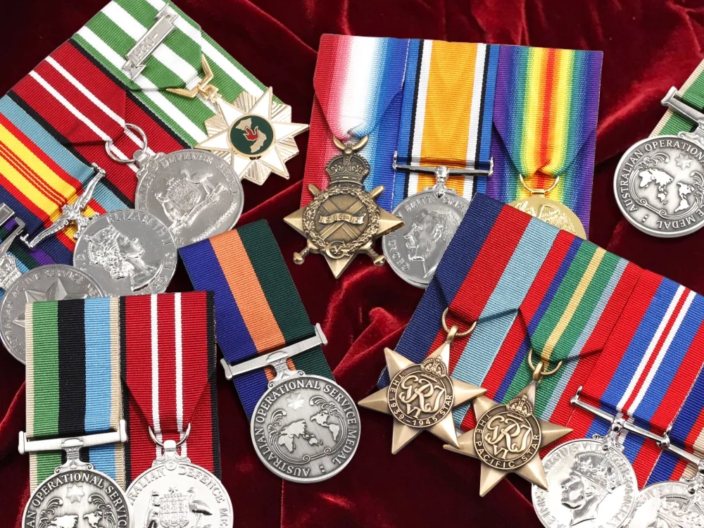 Australia's replica medals